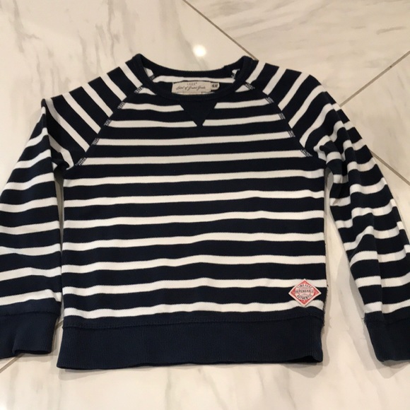 Boys H&M Blue and white shirt - Picture 1 of 5